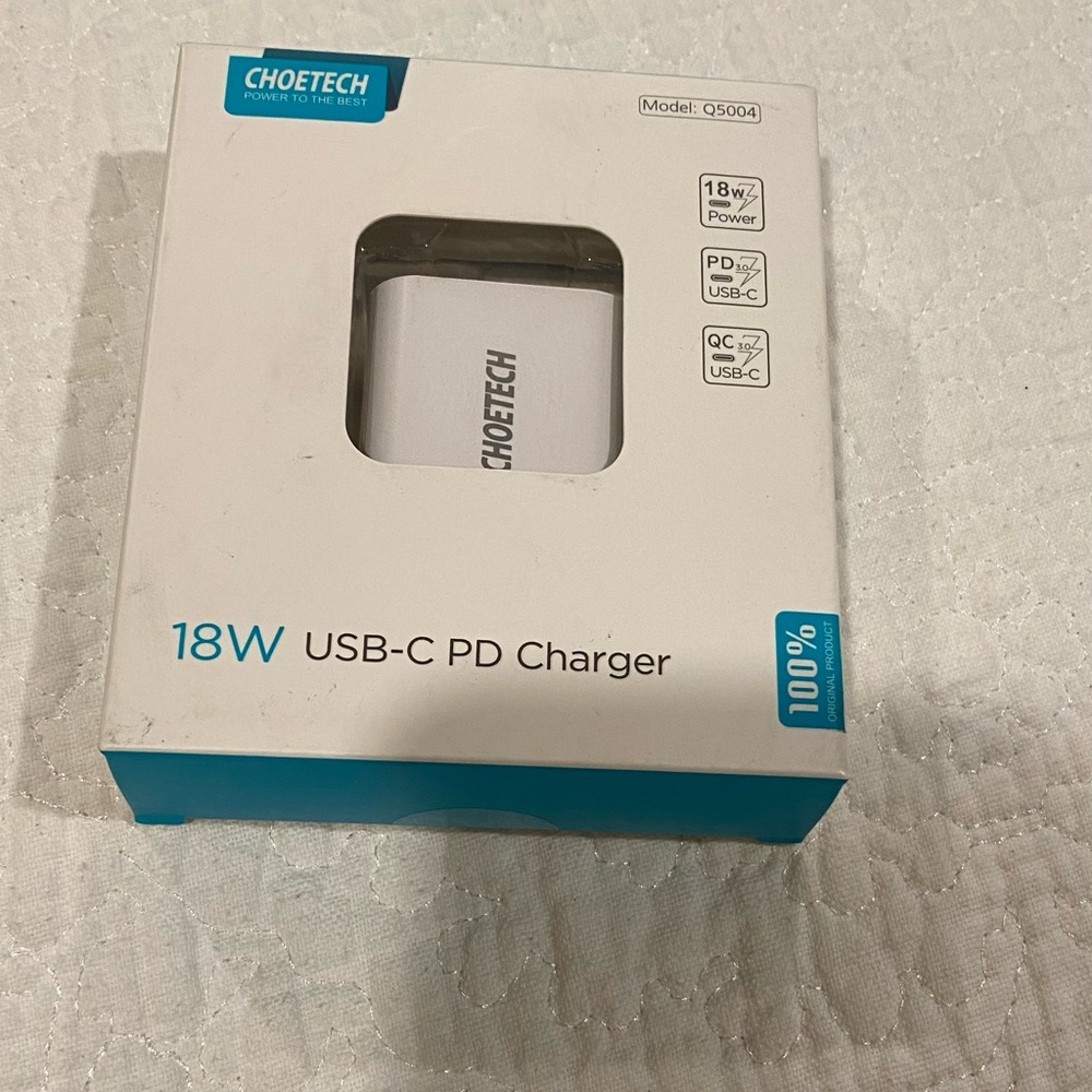 Choetech 18w usb c PD charger